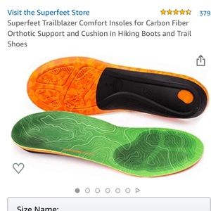 Like New Superfeet Insole